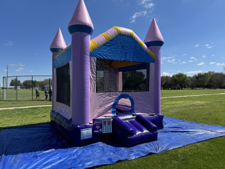 Pink Castle Bounce House