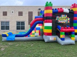 Block Party Bounce house with Slide *Wet/Dry*